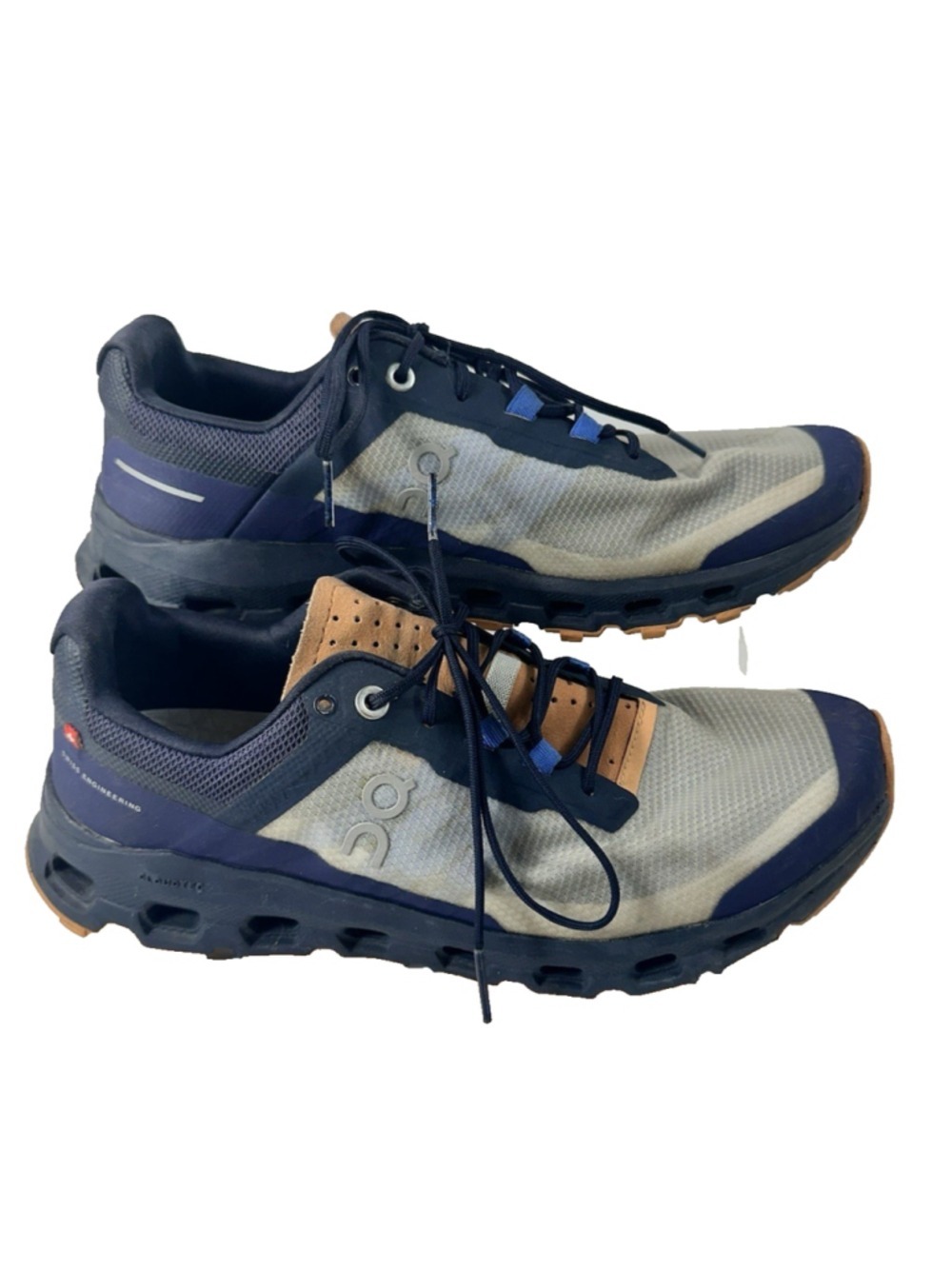 On Running Women's Athletic Shoes in Navy, Light Gray, Tan
